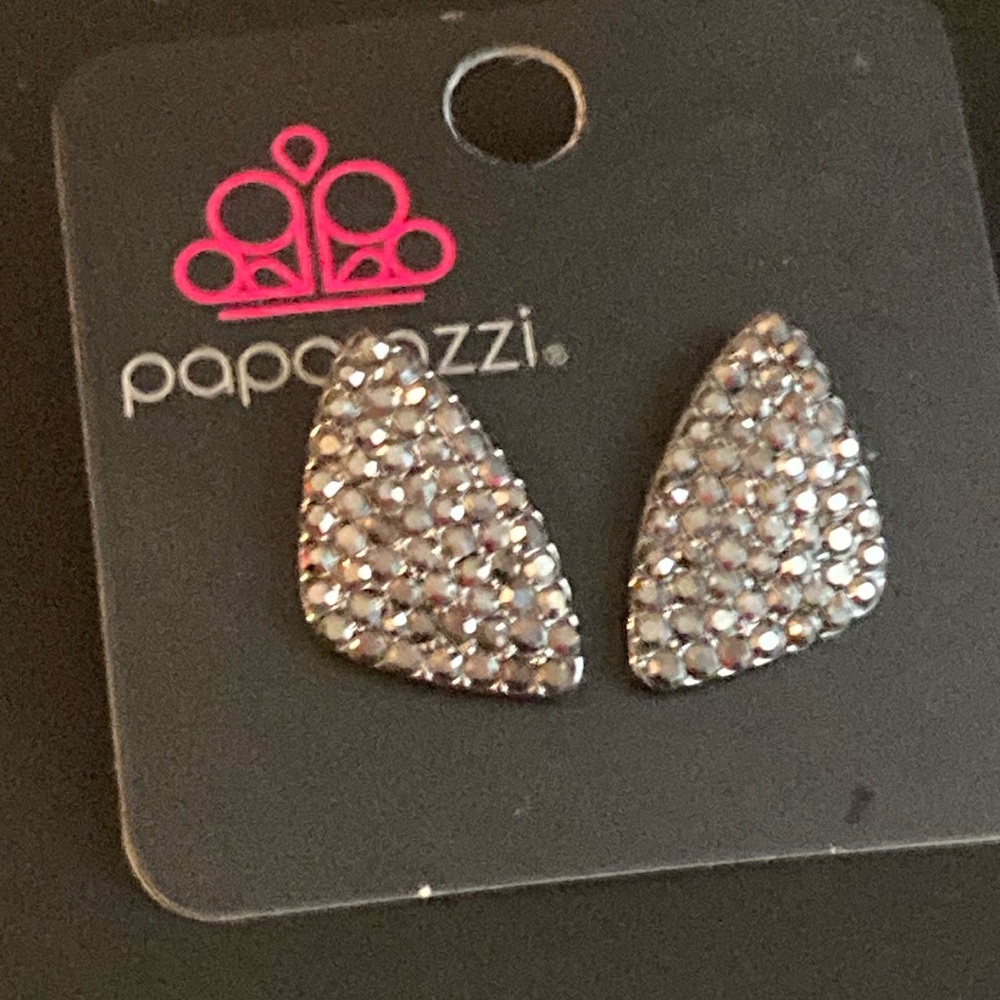 Paparazzi Silver Earrings